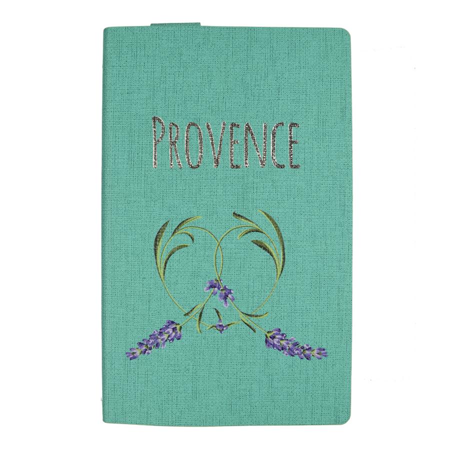 Бизнес-блокнот А5 "Provence", зеленый , мягкая обложка, в клетку - фото 4 - id-p89708796