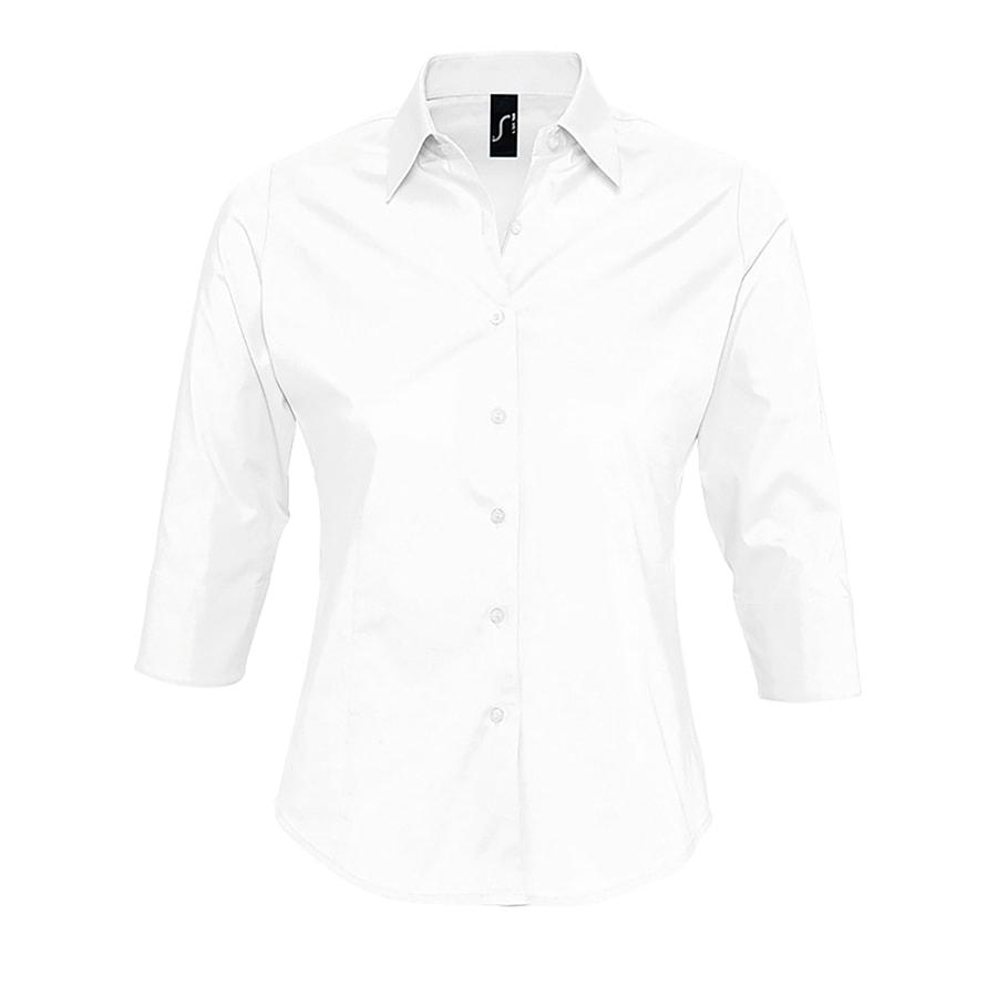 Рубашка женская "Effect", белый_XXL, 97% х/б, 3% п/э, 140г/м2