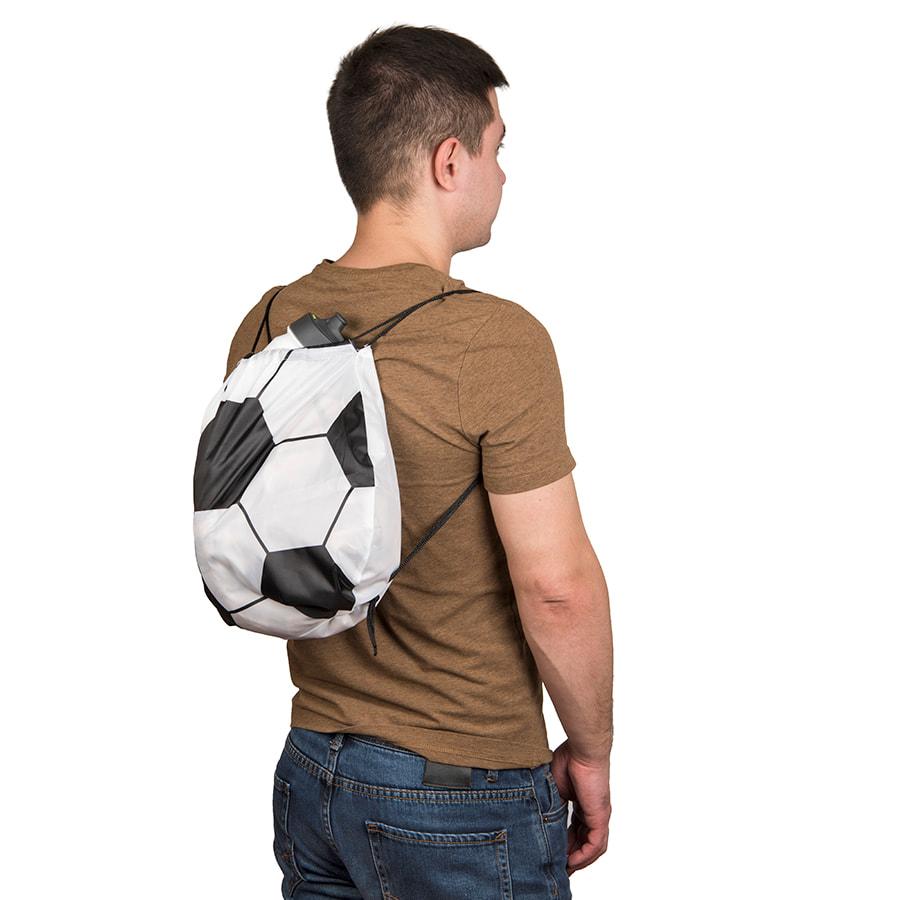 Рюкзак для обуви (сменки) или футбольного мяча; 45х46 cm; 210D полиэстер - фото 2 - id-p89710787