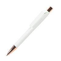 Ручка шариковая MOOD ROSE, белый, пластик, металл, фото 1