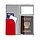 Обложка для тревел-документов "Flight" 10,3 x 21,8 см, ПВХ, черный, фото 2