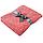 Плед "Yelix", флис 280 гр/м2, размер 120*160 см, цвет красный меланж, фото 3