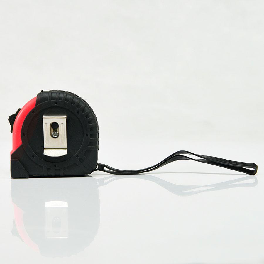 Рулетка GRADE с металлическим клипом 5 м., красная, пластик - фото 3 - id-p89709838
