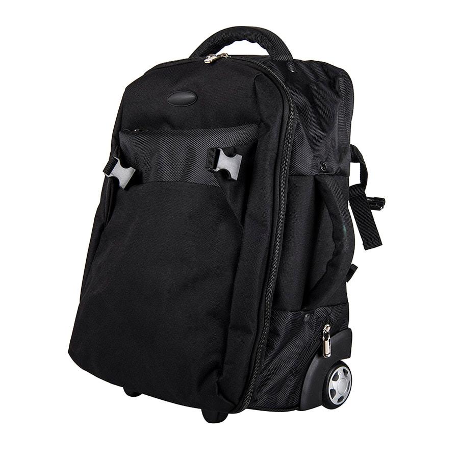 Рюкзак на колесах "Kuman"; черный; 36х47 см.; полиэстер 1680D; шелкография - фото 4 - id-p89709845
