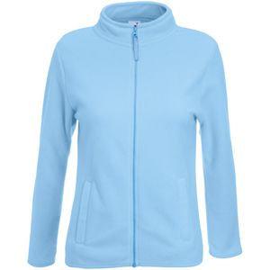 Толстовка "Lady-Fit Micro Jacket", небесно-голубой_M, 100% п/э, 250 г/м2 - фото 1 - id-p89718670