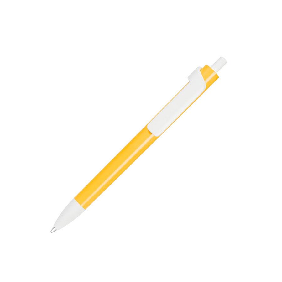 Ручка шариковая FORTE GREEN SAFE TOUCH, желтый, пластик