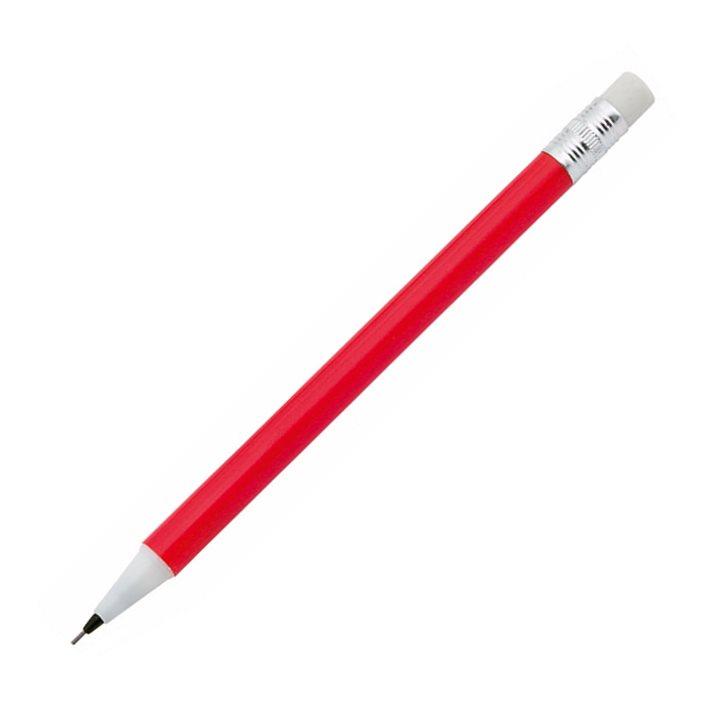 Механический карандаш CASTLE, красный, пластик - фото 1 - id-p89714424
