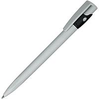 KIKI ECOLINE, ручка шариковая, серый/черный, экопластик, фото 1
