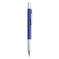 Ручка с мультиинструментом SAURIS, синий, пластик, металл, фото 1