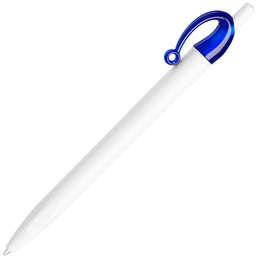 JOCKER, ручка шариковая, синий/белый, пластик, фото 1