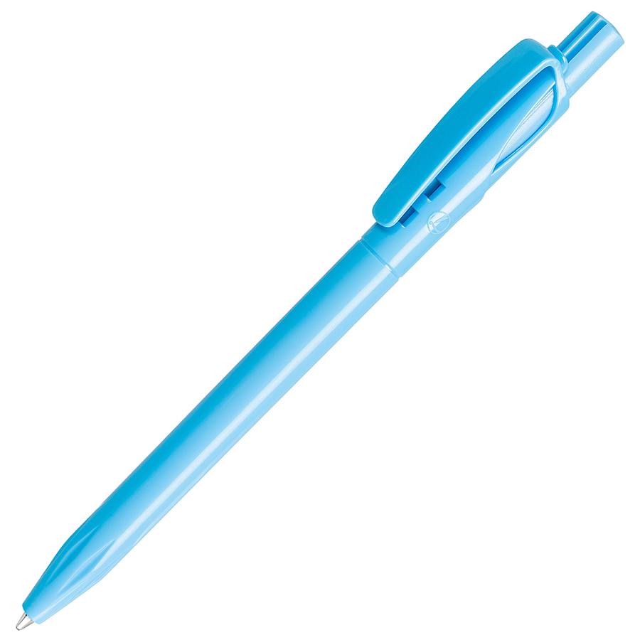 Ручка шариковая TWIN SOLID, голубой, пластик