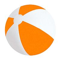 Мяч надувной "ЗЕБРА",  оранжевый, 45 см, ПВХ