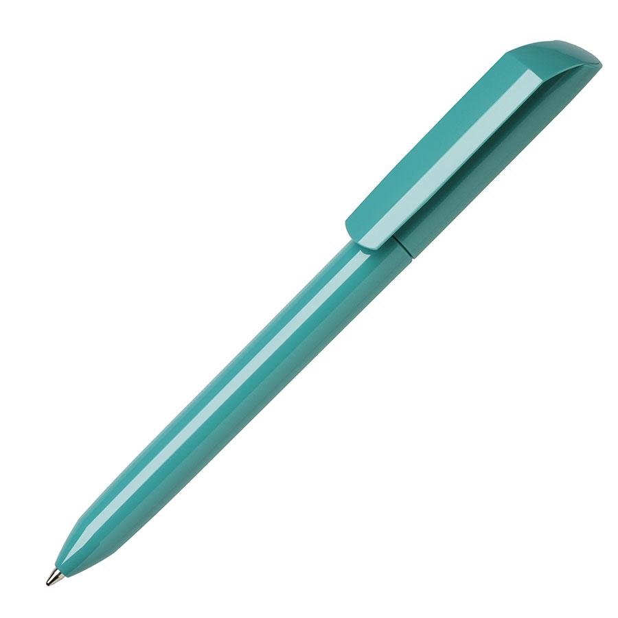 Ручка шариковая FLOW PURE, глянцевый корпус, аквамарин, пластик - фото 1 - id-p89716665