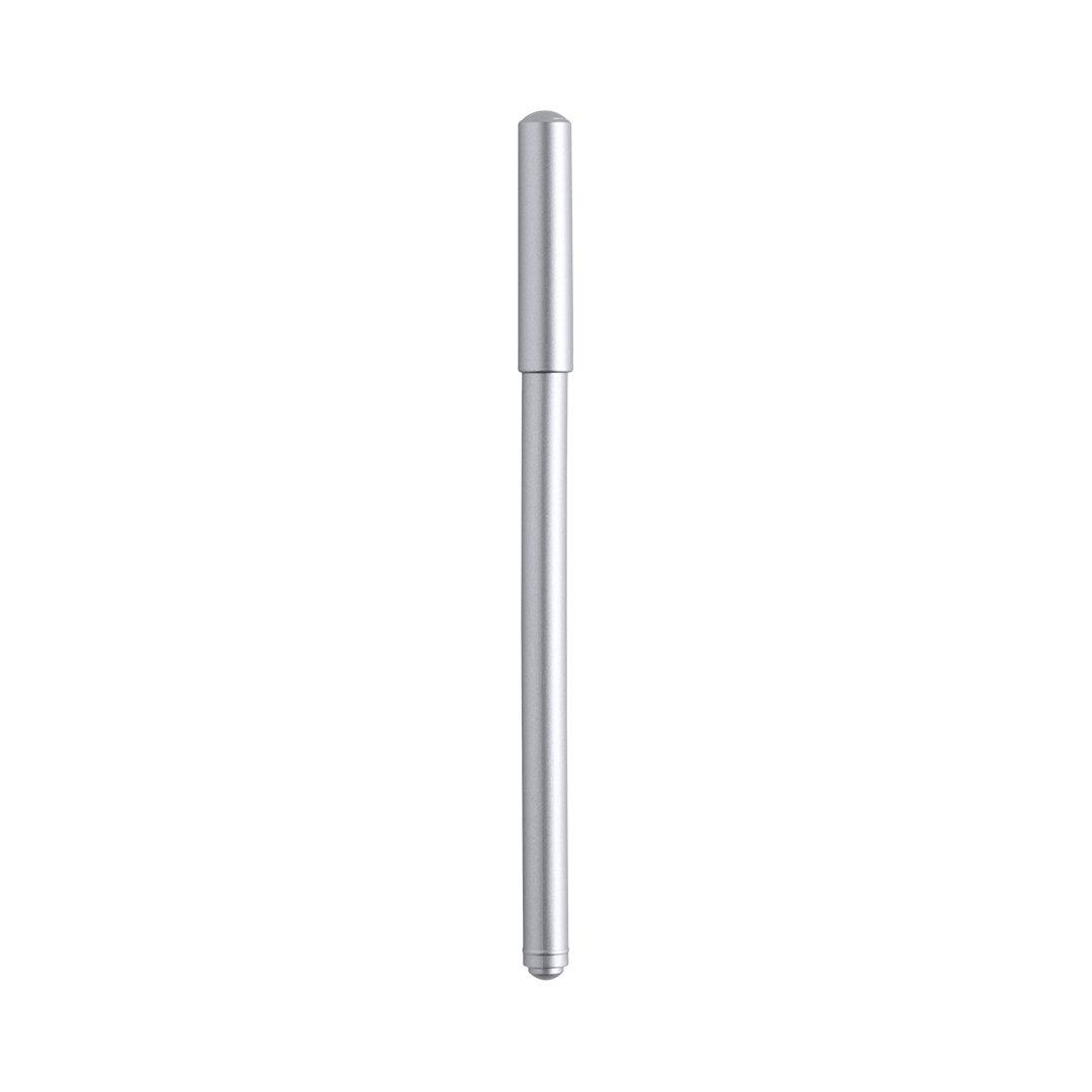 Шариковая ручка DELRAY с колпачком , серебро, пластик