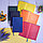Бизнес-блокнот "Funky", 130*210 мм, голубой,  оранжевый форзац, мягкая обложка, блок-линейка, фото 7