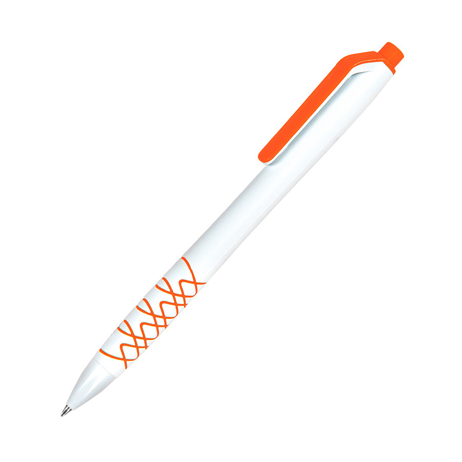 N11, ручка шариковая, оранжевый, пластик