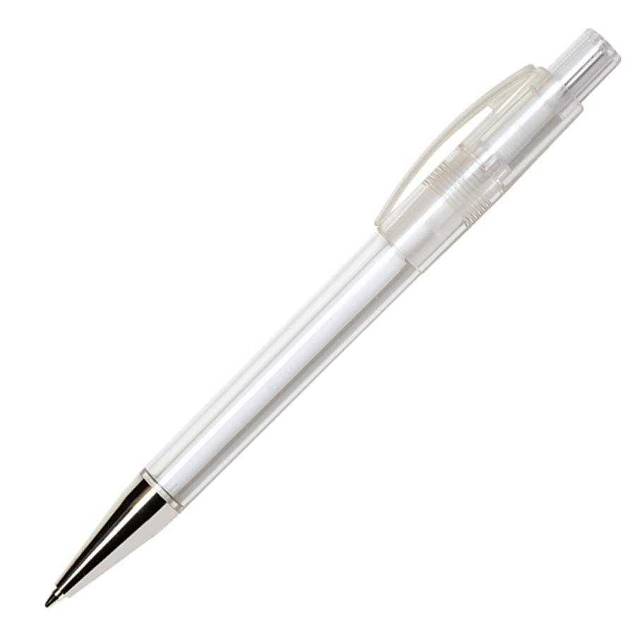 Ручка шариковая NEXT, прозрачный белый, пластик