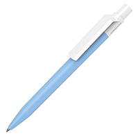 Ручка шариковая DOT ANTIBACTERIAL, антибактериальное покрытие, светло-голубой, пластик