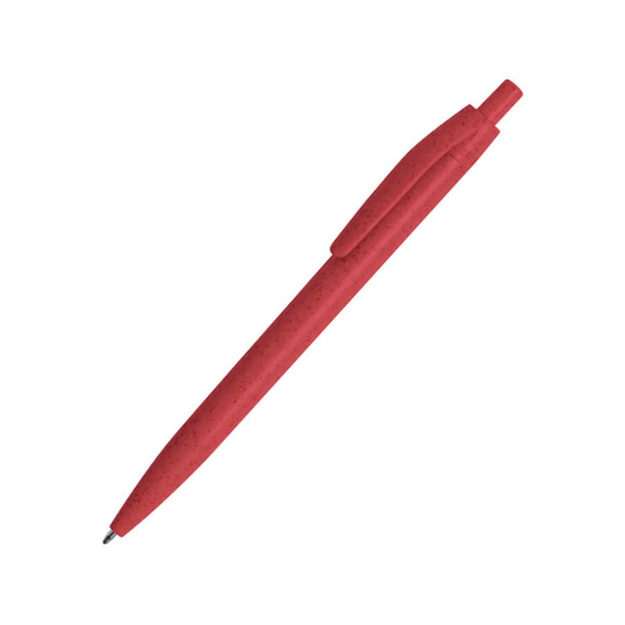 WIPPER, ручка шариковая, красный, пластик с пшеничным волокном - фото 1 - id-p89716758