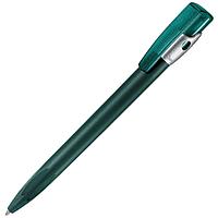 KIKI FROST SILVER, ручка шариковая, зелёный/серебристый, пластик