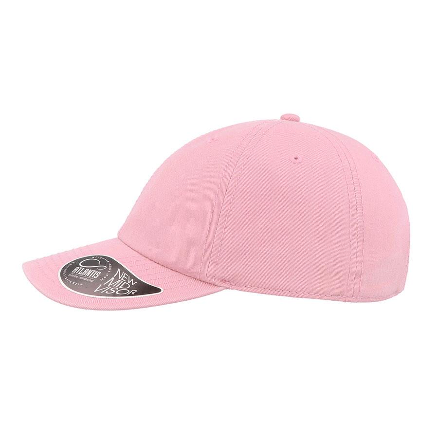 Бейсболка "DAD HAT", 6 клиньев, металлическая застежка, розовый, 100% хлопок, 280 г/м2 - фото 2 - id-p89710070