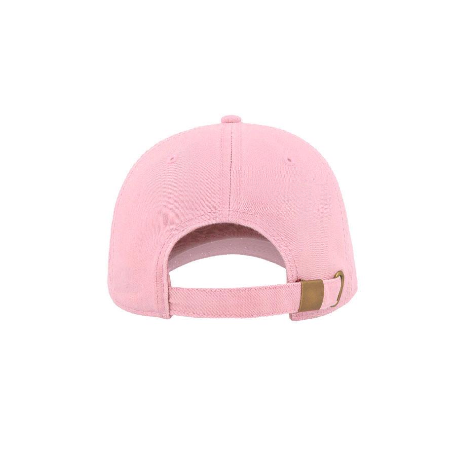 Бейсболка "DAD HAT", 6 клиньев, металлическая застежка, розовый, 100% хлопок, 280 г/м2 - фото 4 - id-p89710070