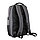 Рюкзак "Gran", темно-серый/черный, 47х28х17 см, осн. ткань:100% полиэстер, подкладка: 100% полиэстер, фото 3