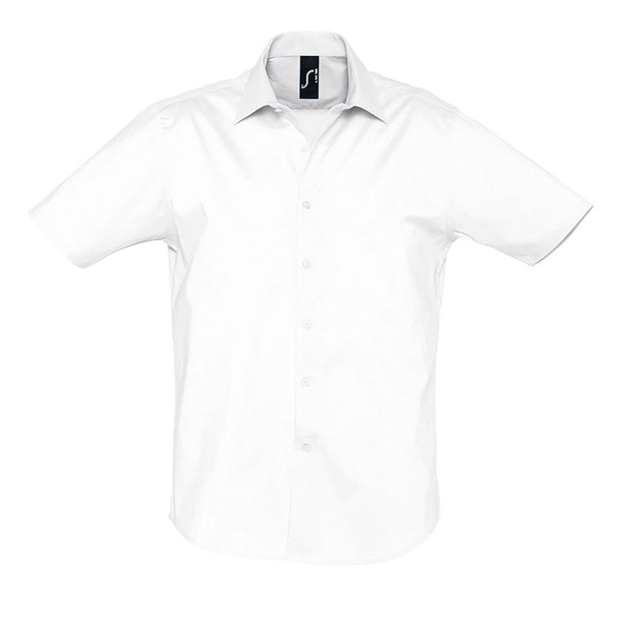 Рубашка мужская "Broadway", белый_M, 97% х/б, 3% п/э, 140г/м2 - фото 1 - id-p89710106