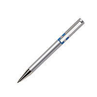 Ручка шариковая ETHIC, лазурный, пластик, металл