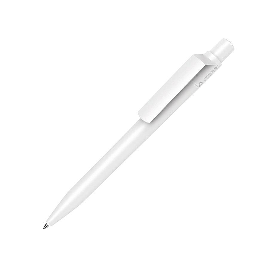 Ручка шариковая FLOW PURE RE, белый, переработанный пластик