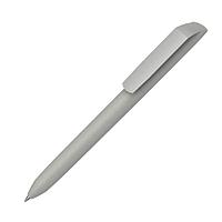 Ручка шариковая FLOW PURE, покрытие soft touch, серый, пластик