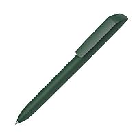 Ручка шариковая FLOW PURE, покрытие soft touch, темно-зеленый, пластик