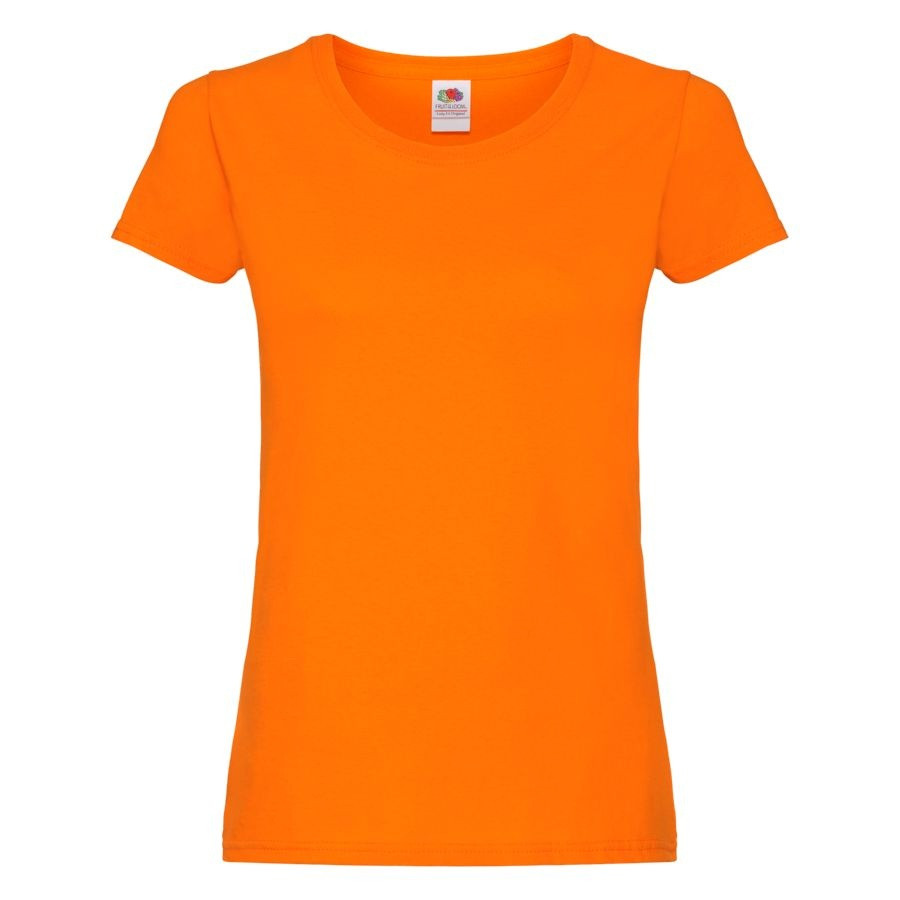 Футболка женская "Original T", оранжевый_L, 100% хлопок, 145 г/м2 - фото 1 - id-p89709155