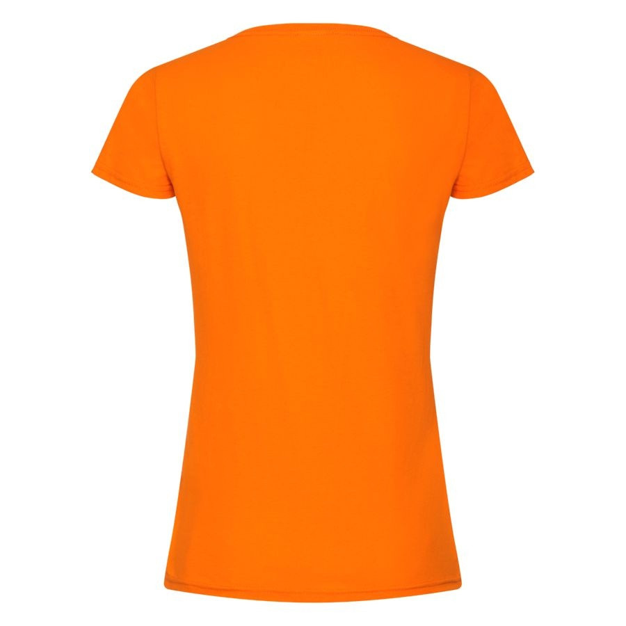 Футболка женская "Original T", оранжевый_L, 100% хлопок, 145 г/м2 - фото 2 - id-p89709155