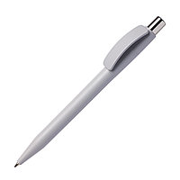 Ручка шариковая PIXEL CHROME, серый, пластик