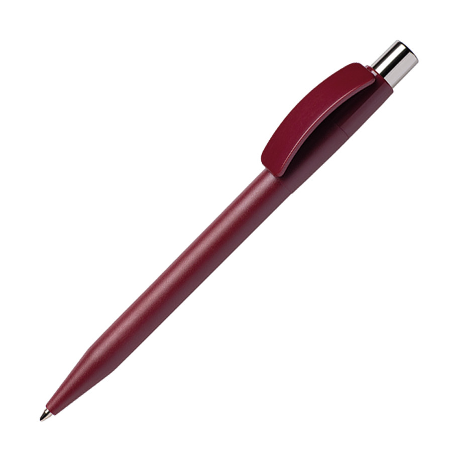 Ручка шариковая PIXEL CHROME, бордовый, пластик