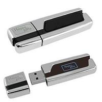 USB flash-память с подсвечивающимся логотипом (4Gb); 7,2х2,3х0,8 см; пластик