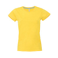 Футболка женская "California Lady", желтый, L, 100% хлопок, 150 г/м2, фото 1