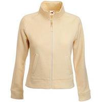 Толстовка "Lady-Fit Sweat Jacket", цвет слоновой кости_L, 75% х/б, 25% п/э, 280 г/м2