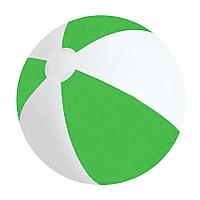 Мяч надувной "ЗЕБРА",  зелёный, 45 см, ПВХ