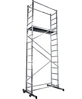 Вышка-тура Сибин,высота платформы 305 см.(макс. 510 см.), алюминий, максимальная нагрузка 150 кг (38840-5)