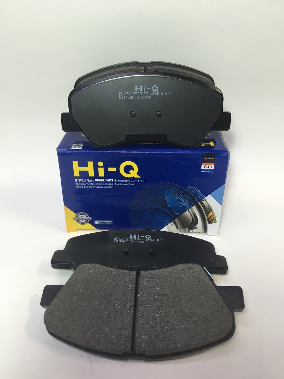 Kолодки тормозные передние HI-Q (Hyundai Accent, Kia Rio)
