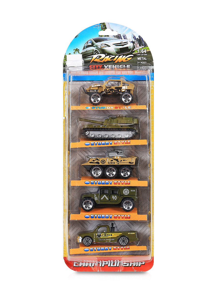 Игровой набор из 5-ти машин спецслужб 1:64 в ассортименте JP512