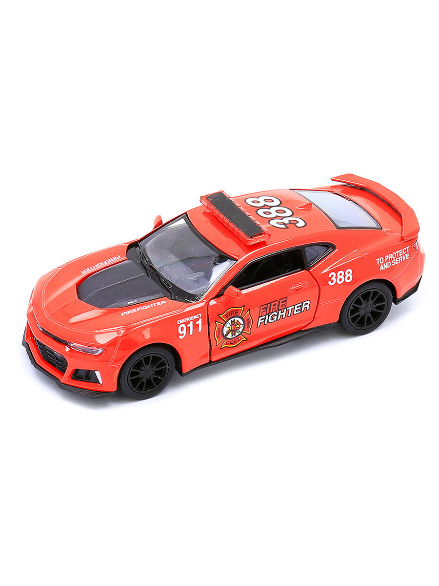 Модель машины Пожарной службы "Camaro ZL1 2017 (Firefighter)" 1:38 KT5399PRB KINSMART