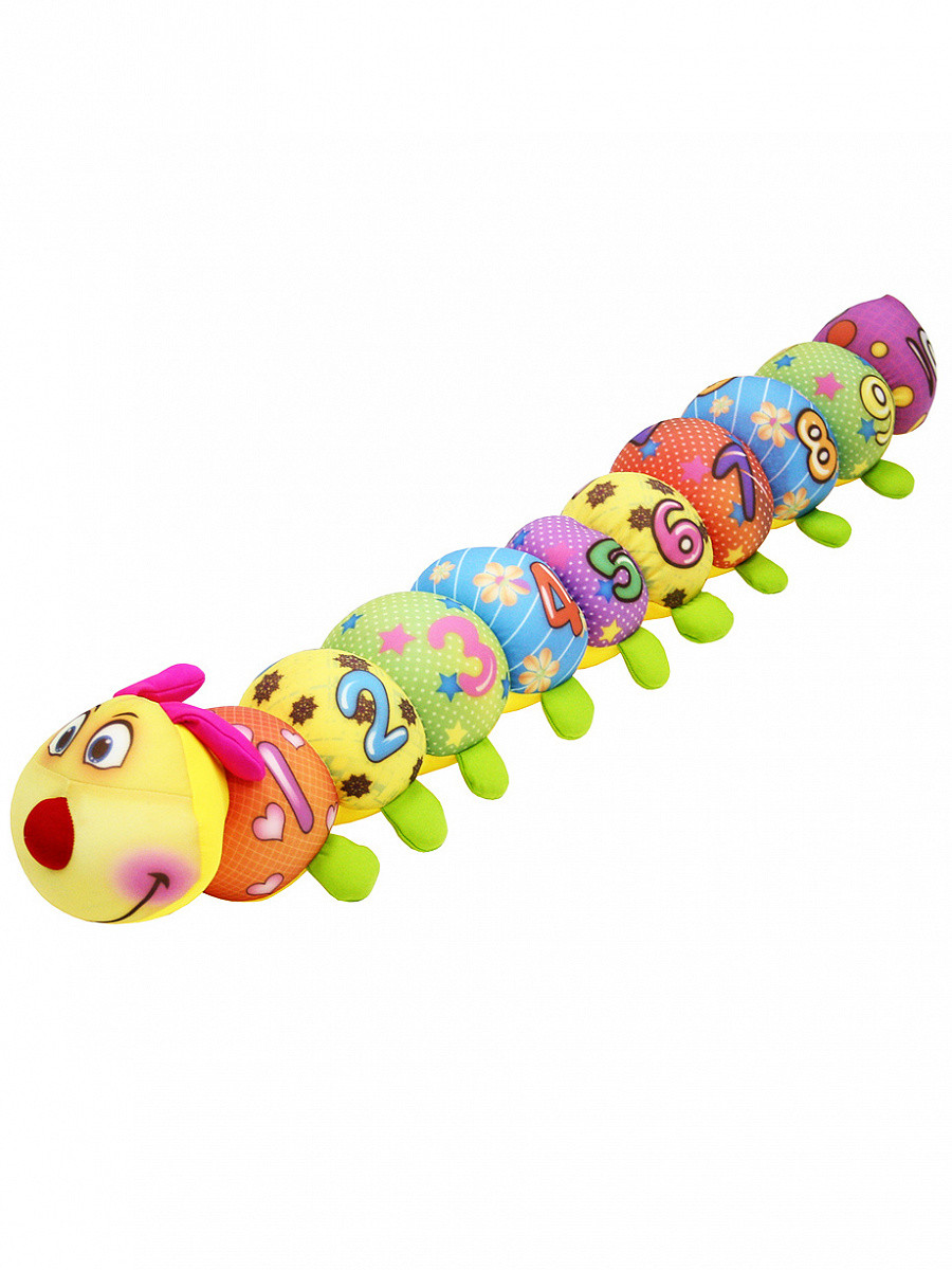 Мягкая игрушка Гусеница-антистресс 95 см 1542-56 ТМ Коробейники