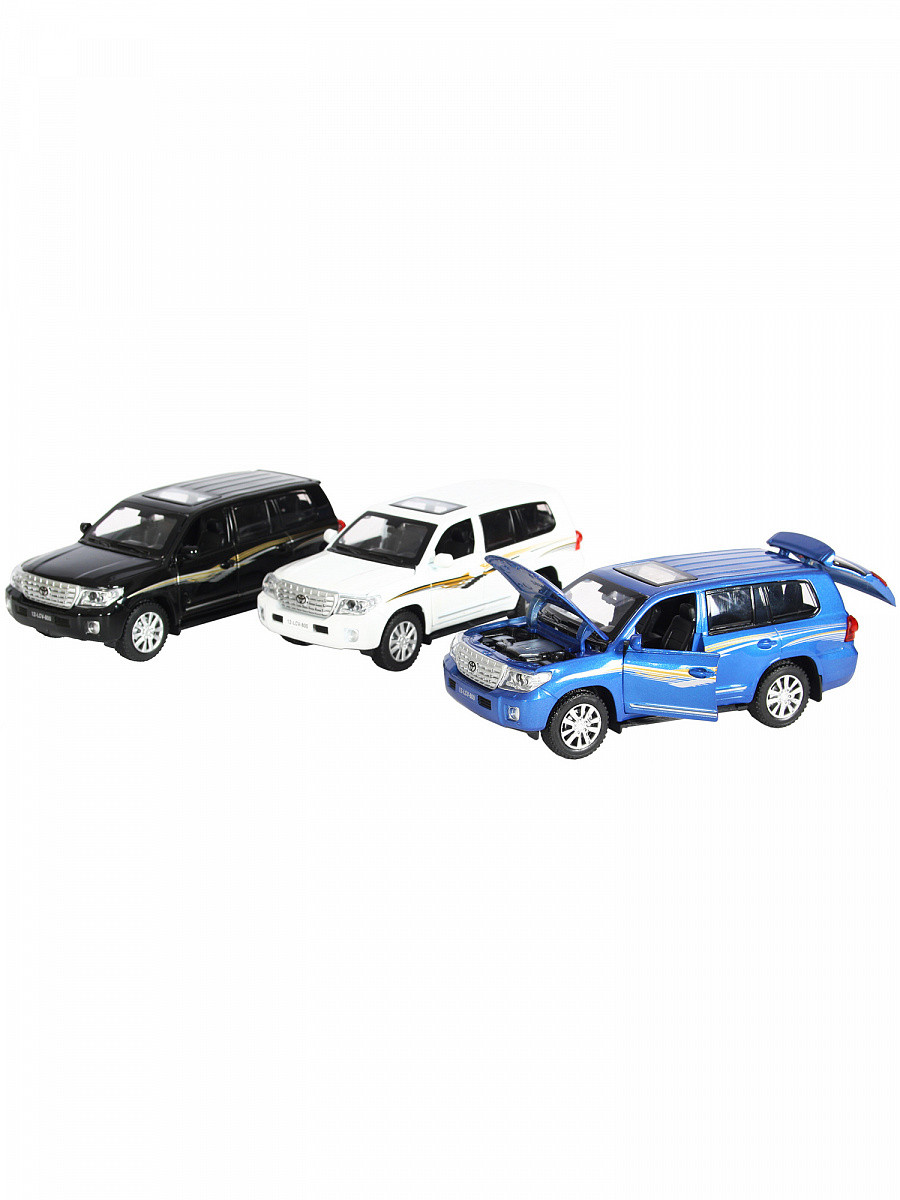 Мод. Маш. 1:32 Toyota Land Cruiser 32131 свет, звук, инерция 15,5см