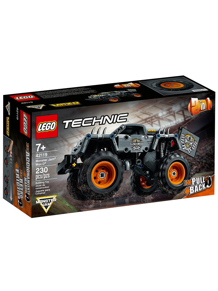 Конструктор Monster Jam® Max-D® 230 дет. 42119 LEGO Technic
