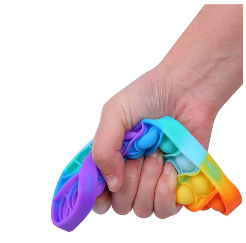 Сенсорная игрушка антистресс с пузырьками разноцветные Пупырка POP IT в ассортименте - фото 3 - id-p89739010