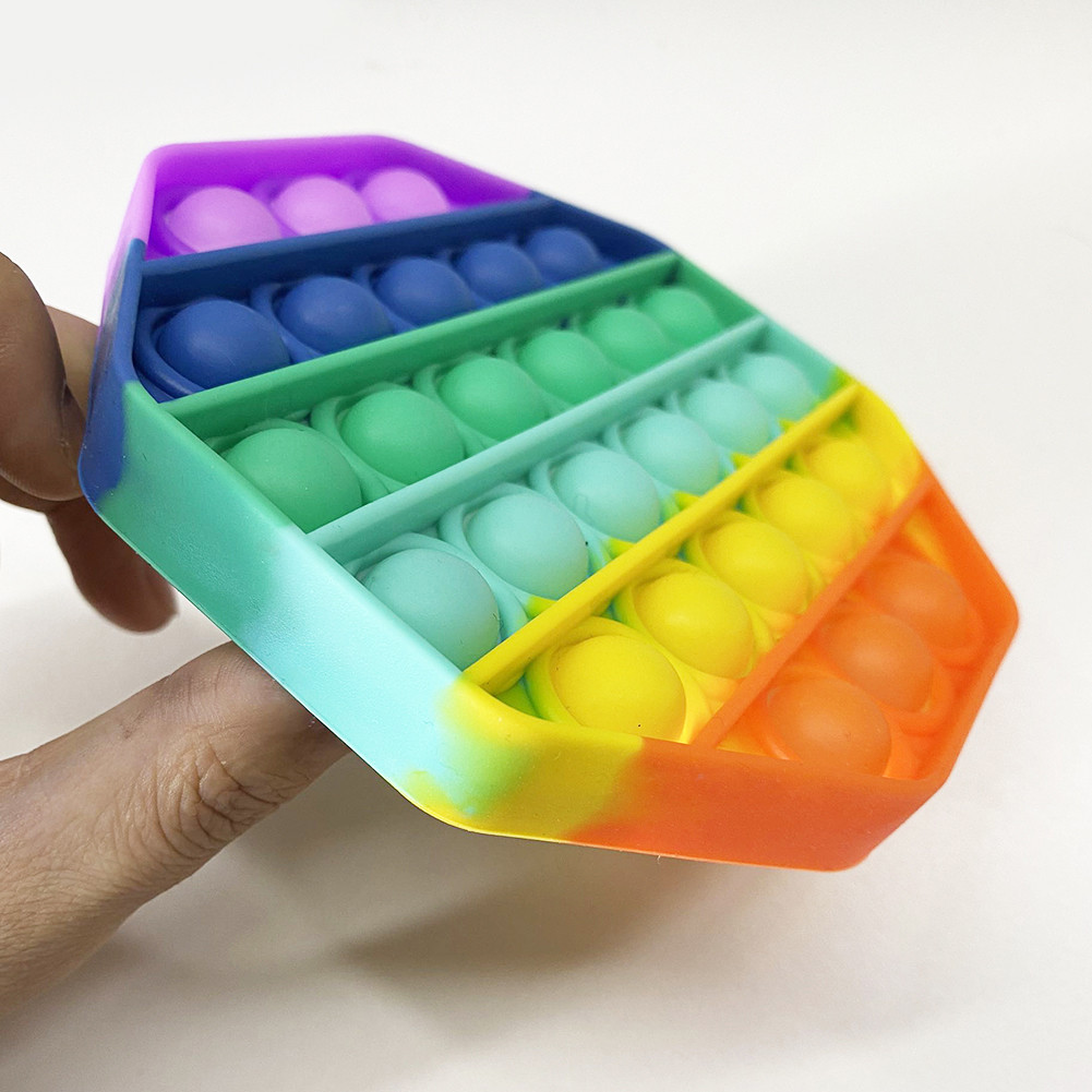 Сенсорная игрушка антистресс с пузырьками разноцветные Пупырка POP IT в ассортименте - фото 6 - id-p89739010