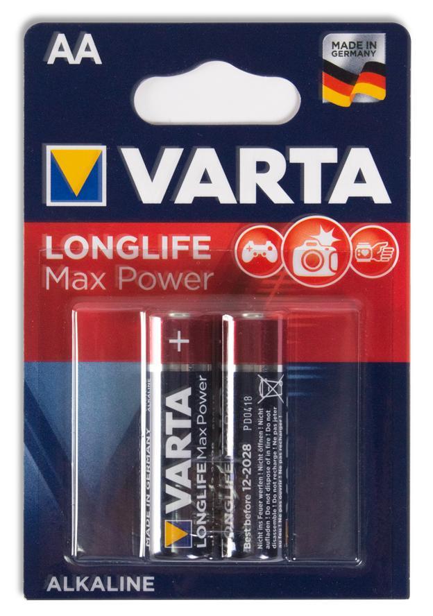 Батарейка VARTA Max Power AA (2 шт) - фото 1 - id-p89739983